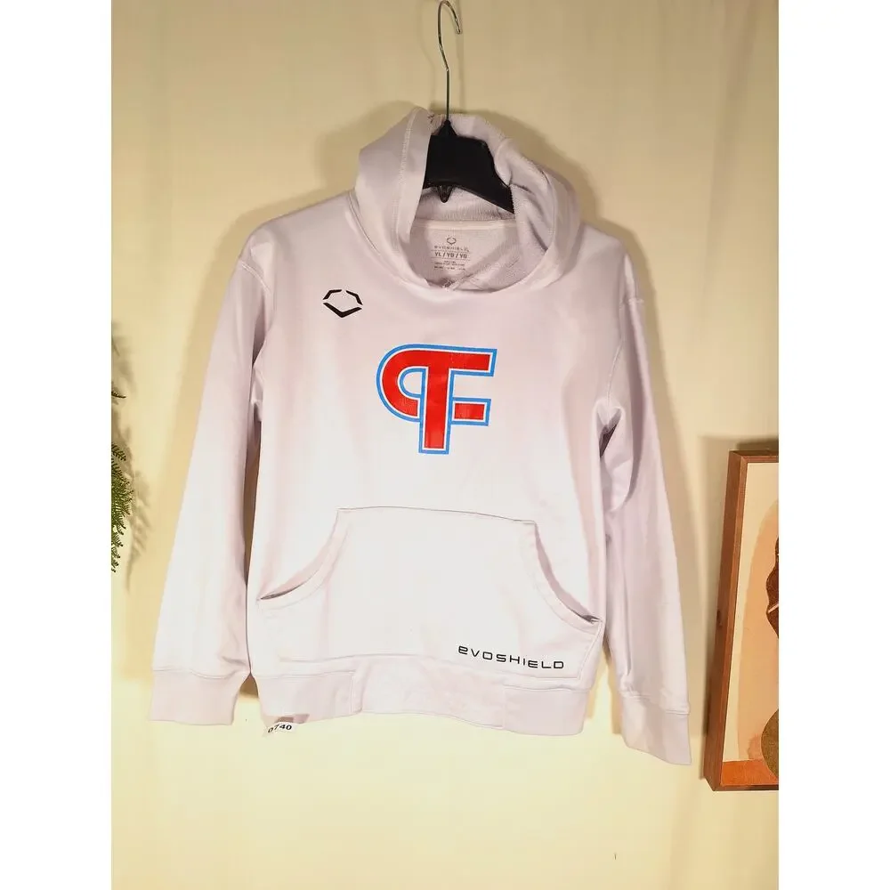 EvoShield Youth Hoodie Pullover Sweater White Large - Picture 5 of 6
